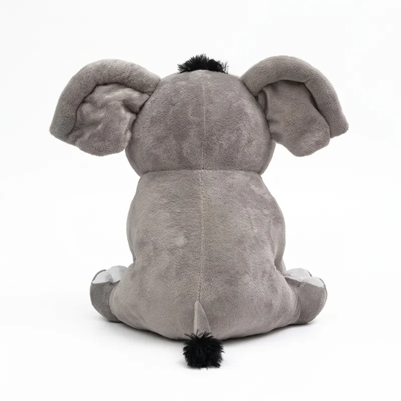 Cute Elephant Soft Toy with Baby Monkey (35 cm) – Plush Stuffed Animal Toy