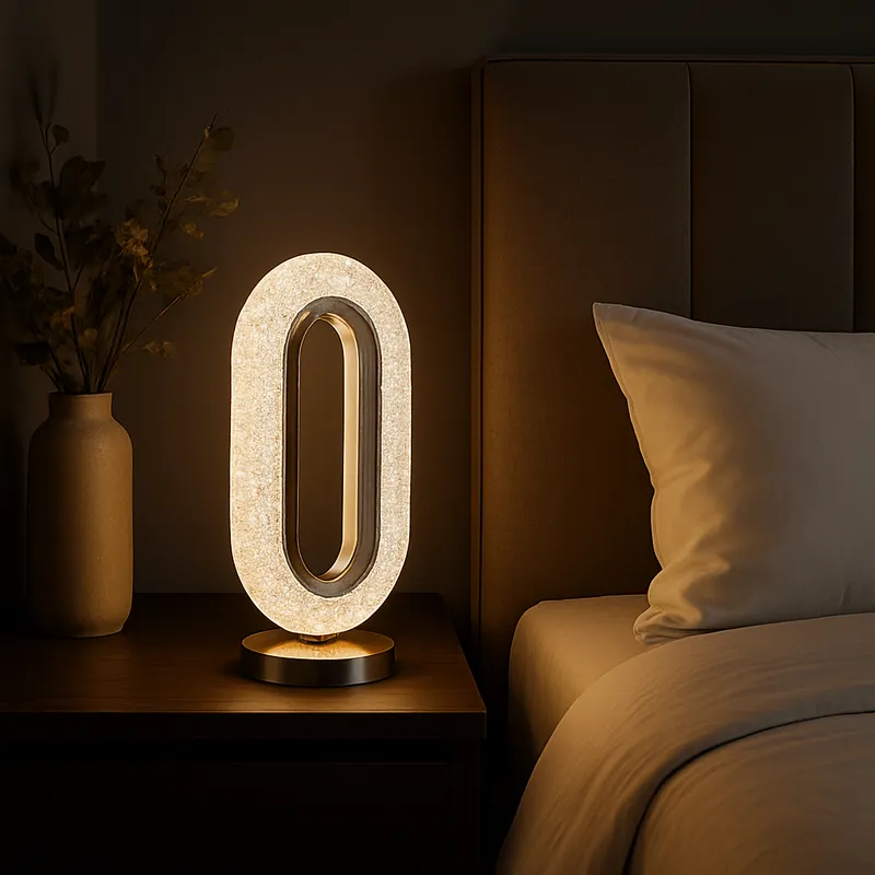 Modern LED Acrylic Table Lamp with Touch Dimming | 3 Color Modes