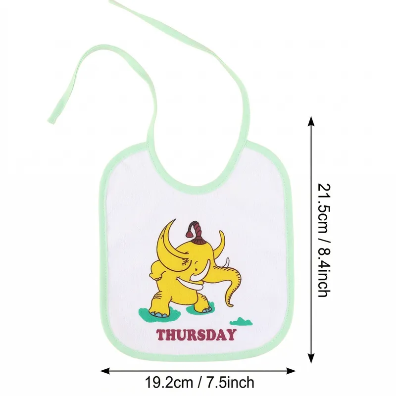 Baby Feeding Bibs Set | Waterproof & Reusable Cartoon Printed Bibs