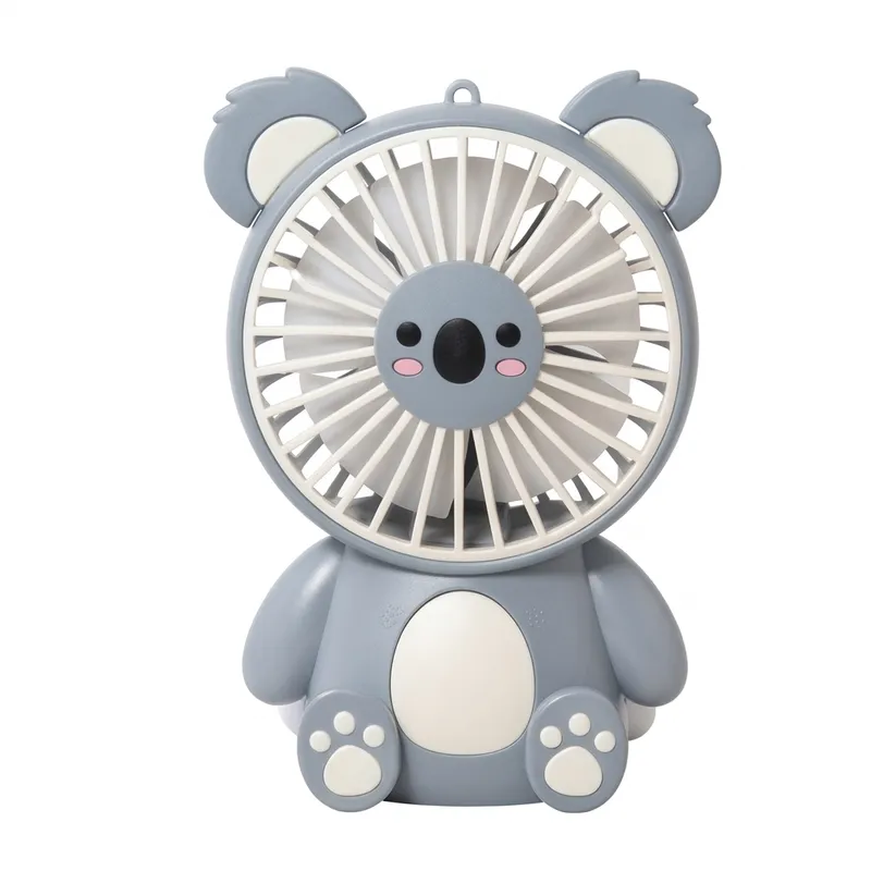 Cute Koala Mini Rechargeable Fan with Type-C USB Charging | Portable Handheld & Table Fan