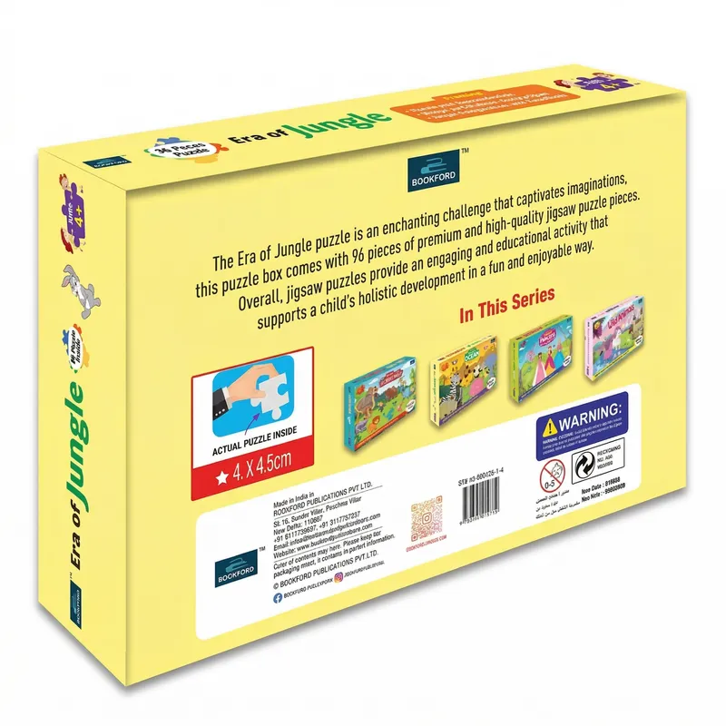 Era of Jungle 96-Piece Jigsaw Puzzle for Kids