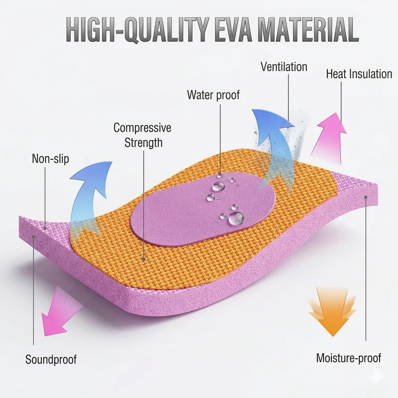 EVA Foam Interlocking Puzzle Floor Mat for Kids | Alphabet A–Z & Numbers 0–9 Learning Mat