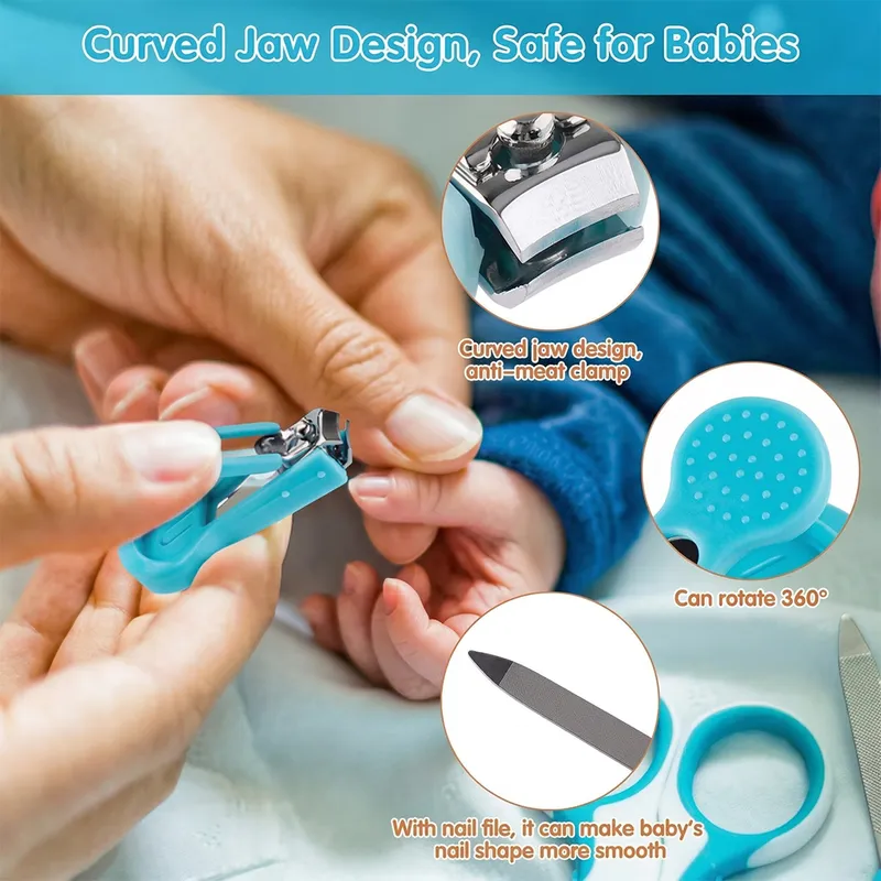 HurryShoppy Baby Care Kit for Newborns | 10-in-1 Grooming & Healthcare Set