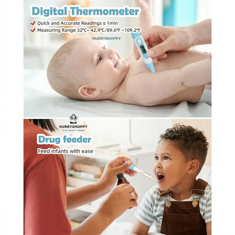 HurryShoppy Baby Care Kit for Newborns | 10-in-1 Grooming & Healthcare Set