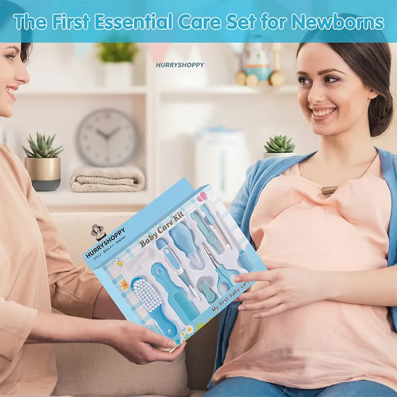 HurryShoppy Baby Care Kit for Newborns | 10-in-1 Grooming & Healthcare Set