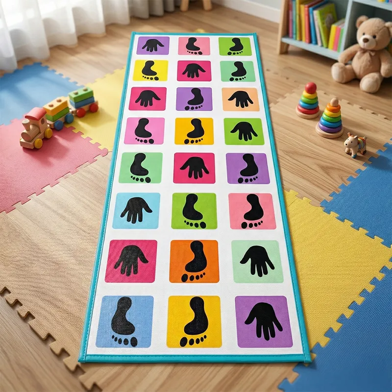Kids Floor Game Mat – Jump & Play Activity Mat (Multicolor Learning Toy)