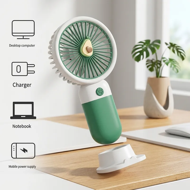 Mini Handheld Rechargeable Fan with USB Charging | Portable Personal Cooling Fan