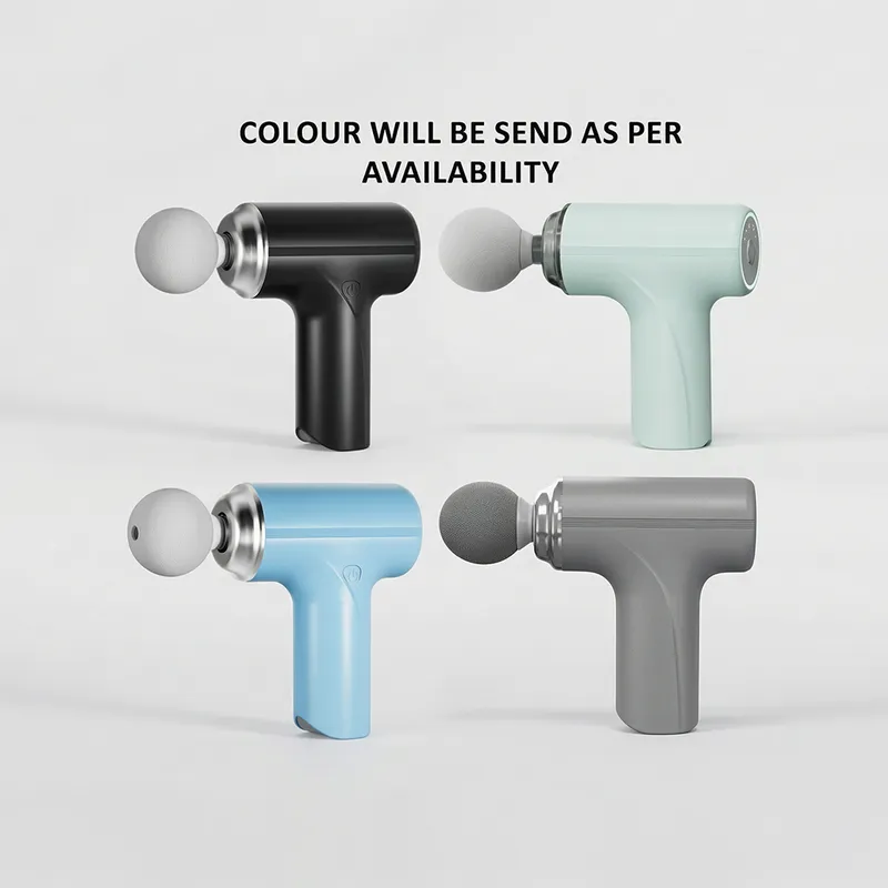 Portable Deep Tissue Massage Gun with 4 Speed Levels | Rechargeable Body Massager for Muscle Pain Relief