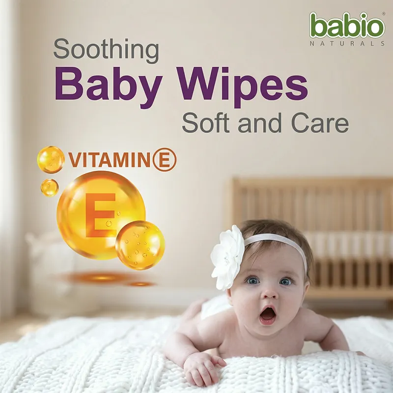Premium Baby Wipes with Vitamin E | Extra Thick & Soft | Gentle Skin Care | 72 Pulls Pack (Pack of 9)